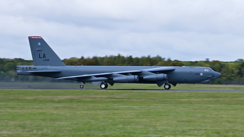 B-52s support Bomber Task Force Europe 20-1 mission near Black Sea
