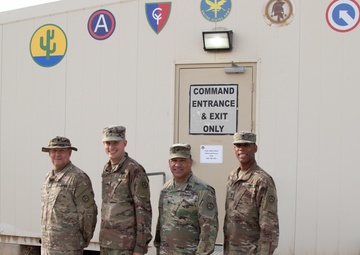 Army Reserve Engagement Cell meets with deployed Soldiers