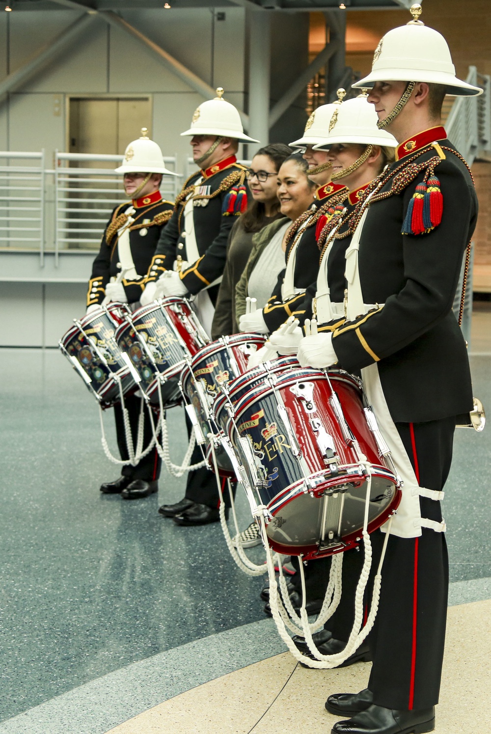 Music for the Masses - Royal Marines Corps of Drums performs at National Museum of Marine Corps