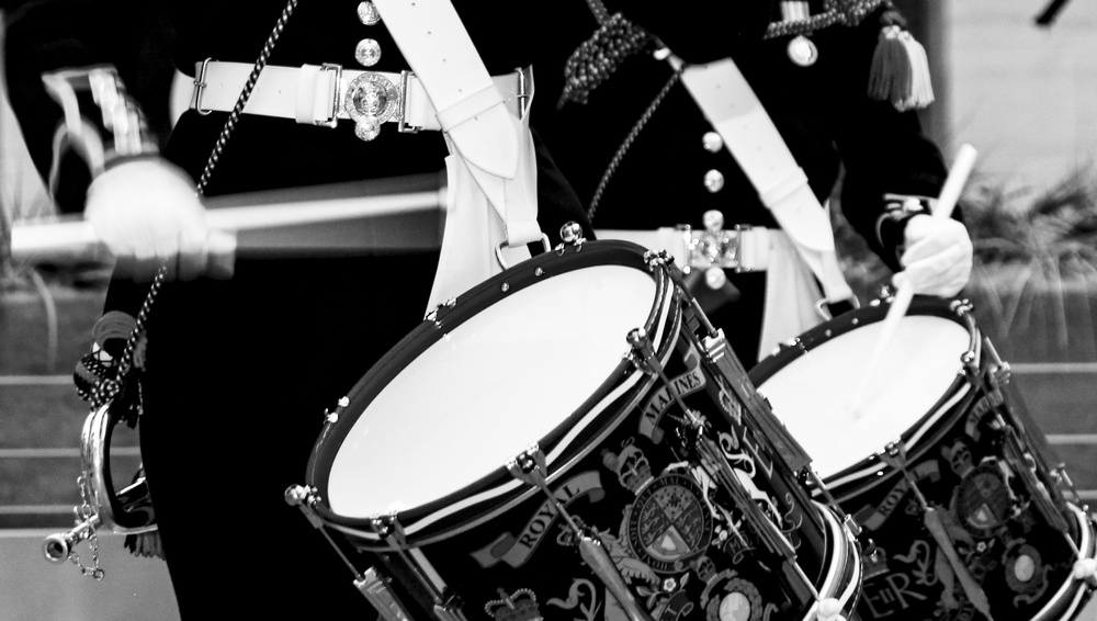 Music for the Masses - Royal Marines Corps of Drums performs at National Museum of Marine Corps