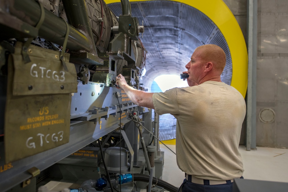 Test cell continues combat airpower training