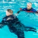 191023-N-TE695-0015 NEWPORT, R.I. (Oct. 23, 2019) -- Navy Officer Development School students qualify third-class swimmer test