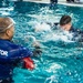 191023-N-TE695-0014 NEWPORT, R.I. (Oct. 23, 2019) -- Navy Officer Development School students qualify third-class swimmer test