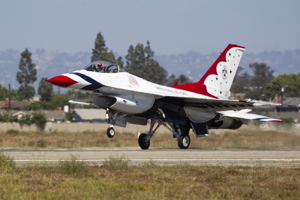 Air show performers arrive to Los Alamitos Army Airfield