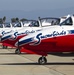 Air show performers arrive to Los Alamitos Army Airfield