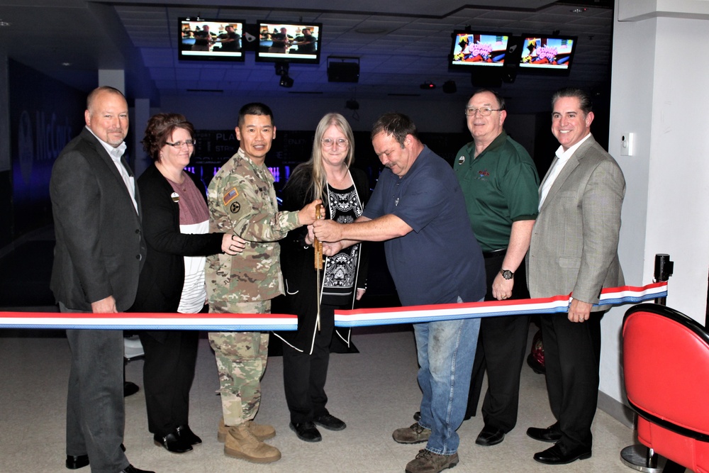 Renovated bowling lanes reopened with ribbon-cutting ceremony at Fort McCoy