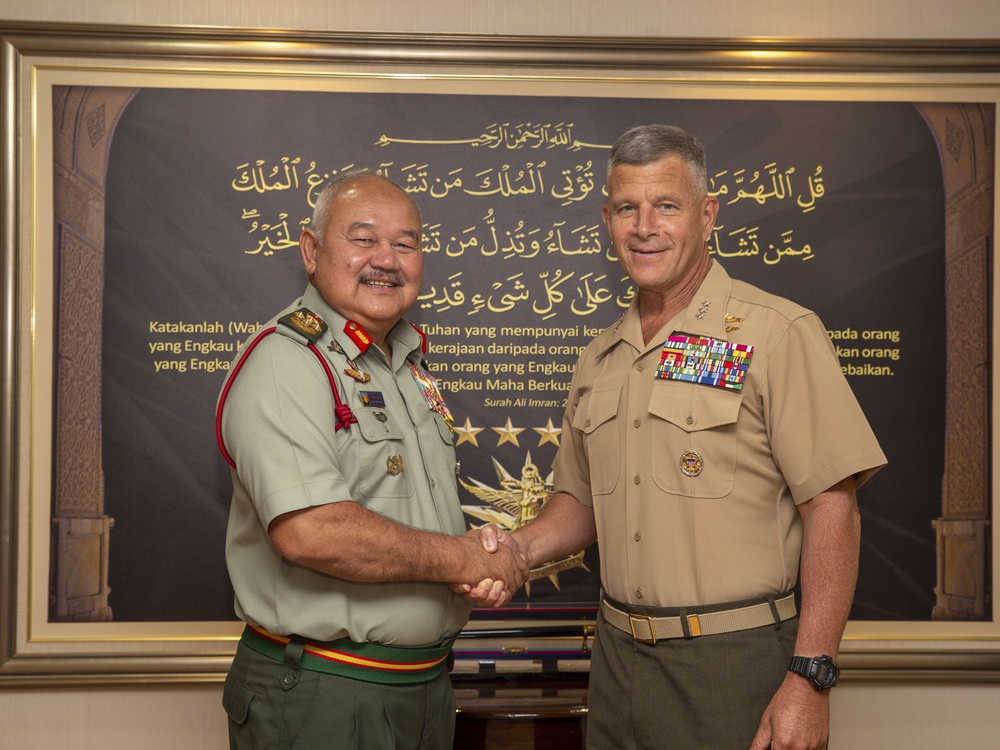 Commander, U.S. Marine Corps Forces, Pacific engagements in Malaysia and Singapore