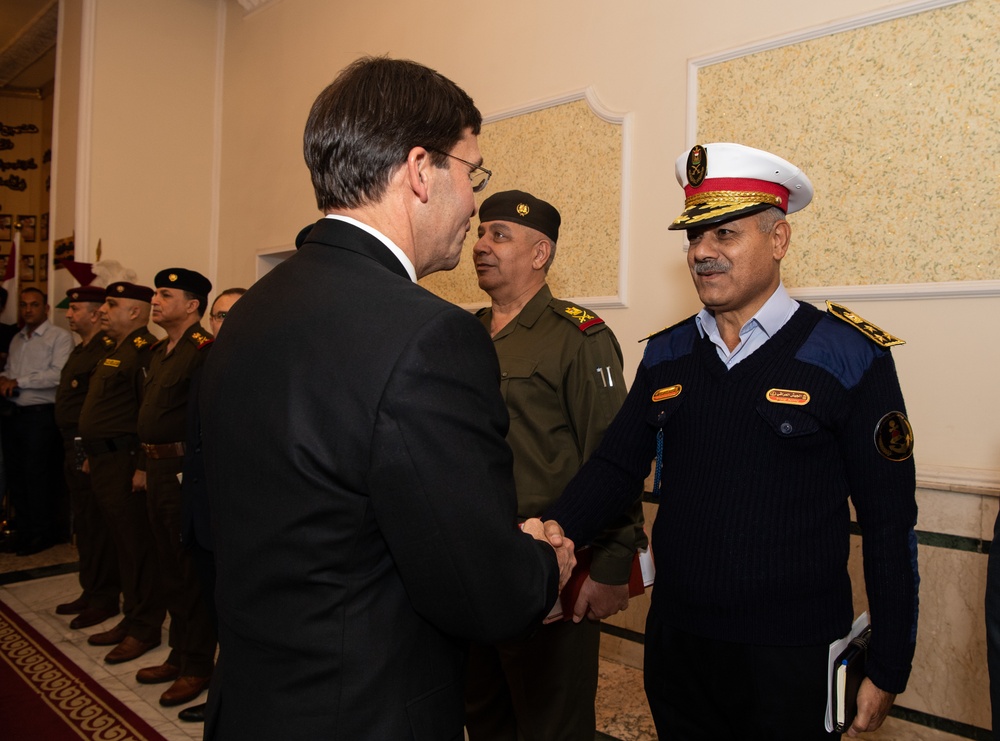 Defense Secretary Bilateral with Iraq Defense Minister