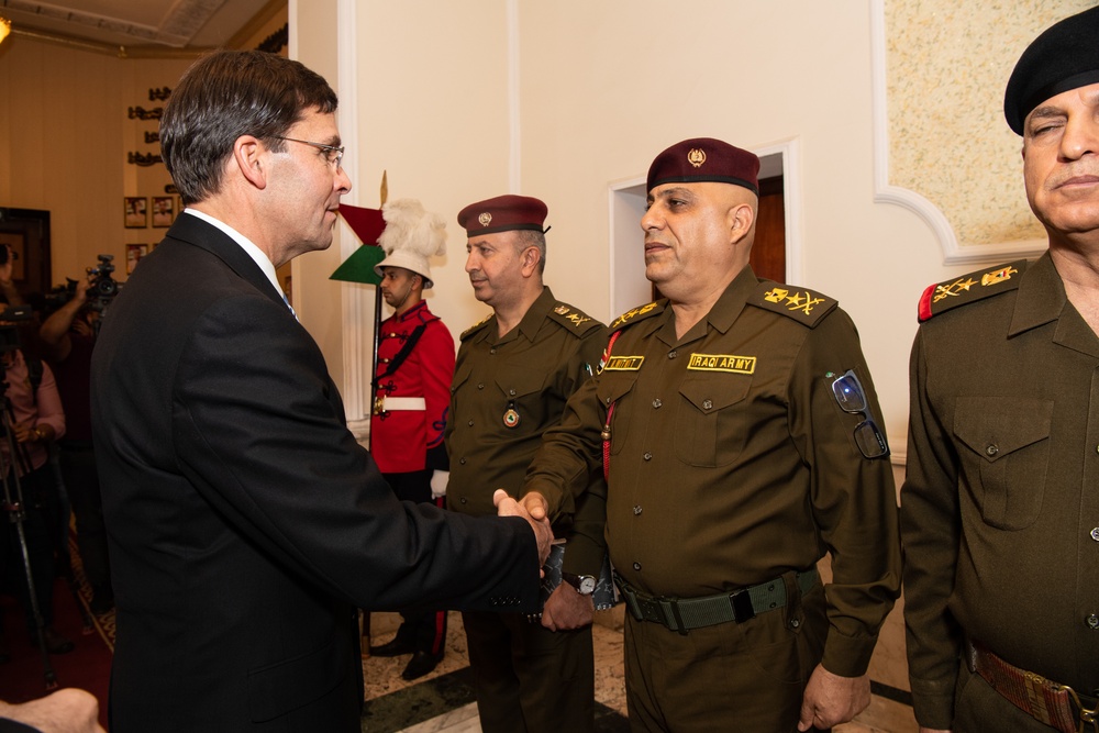 Defense Secretary Bilateral with Iraq Defense Minister