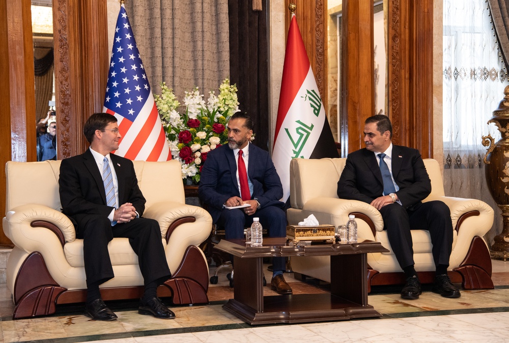 Defense Secretary Bilateral with Iraq Defense Minister