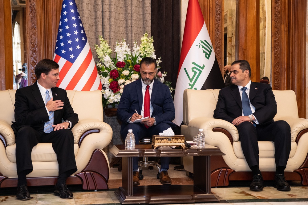 Defense Secretary Bilateral with Iraq Defense Minister