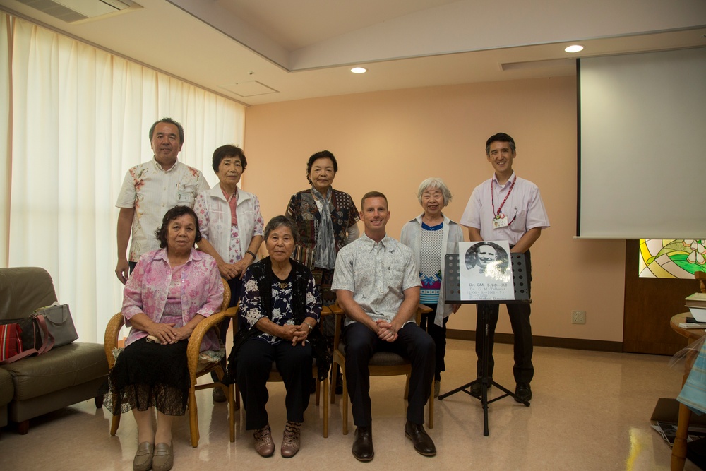 Marine comes back to family roots in Okinawa