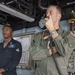 Rear Adm. George M. Wikoff, commander, Task Force (CTF) 70, visits USS McCampbell (DDG 85)