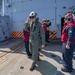 Rear Adm. George M. Wikoff, commander, Task Force SEVEN ZERO (CTF 70), visits USS McCampbell (DDG 85)