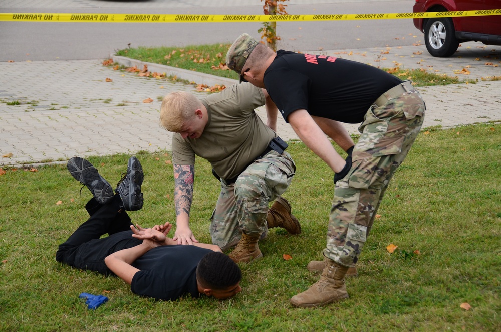 USAG Ansbach Soldiers Conduct Law Enforcement Training