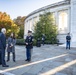 Jack Eaton, the Oldest Living Tomb Guard Sentinel at 100 years old, visits the Tomb of the Unknown Soldier at ANC