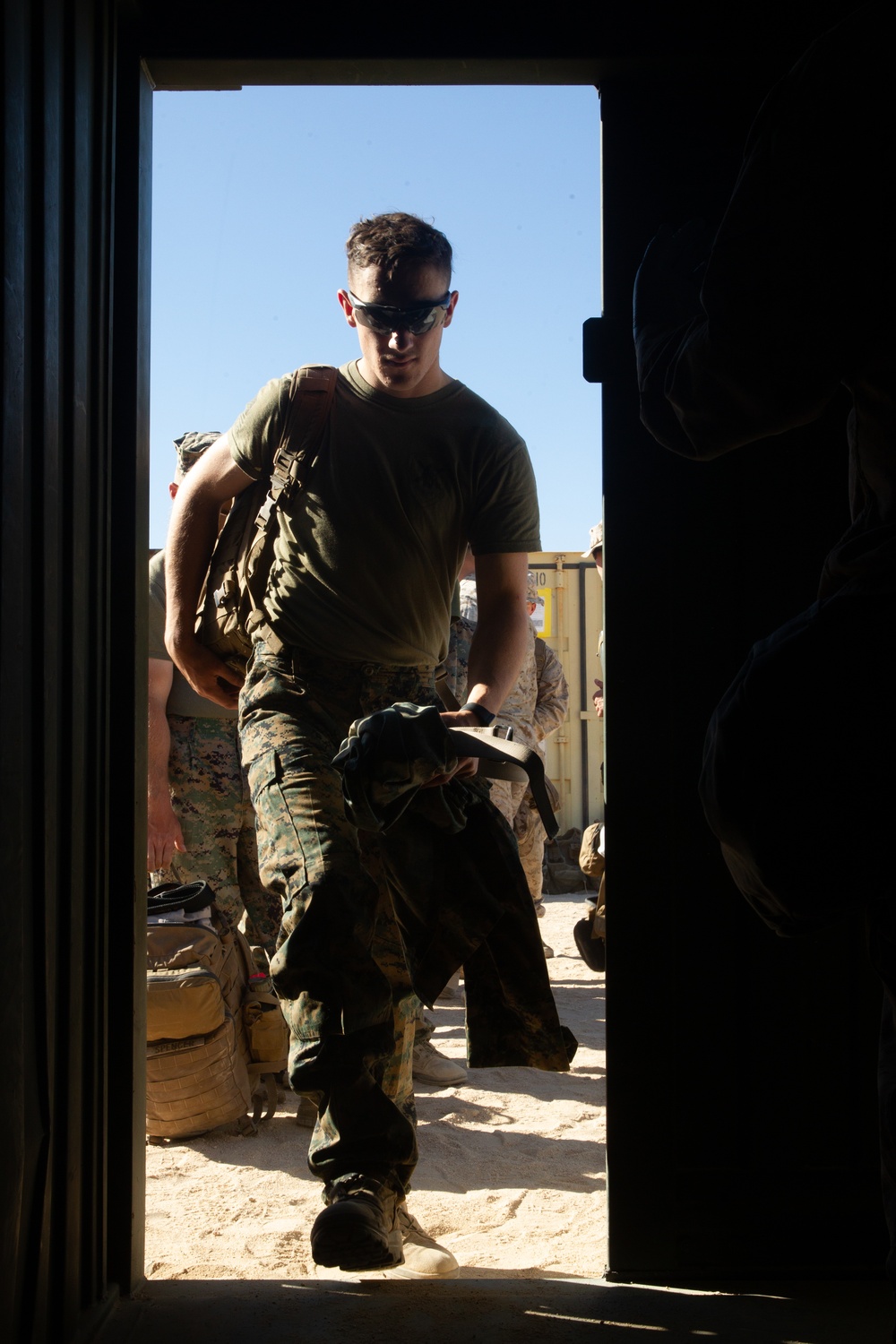 8th ESB installs shower and laundry facilities in support of MWX