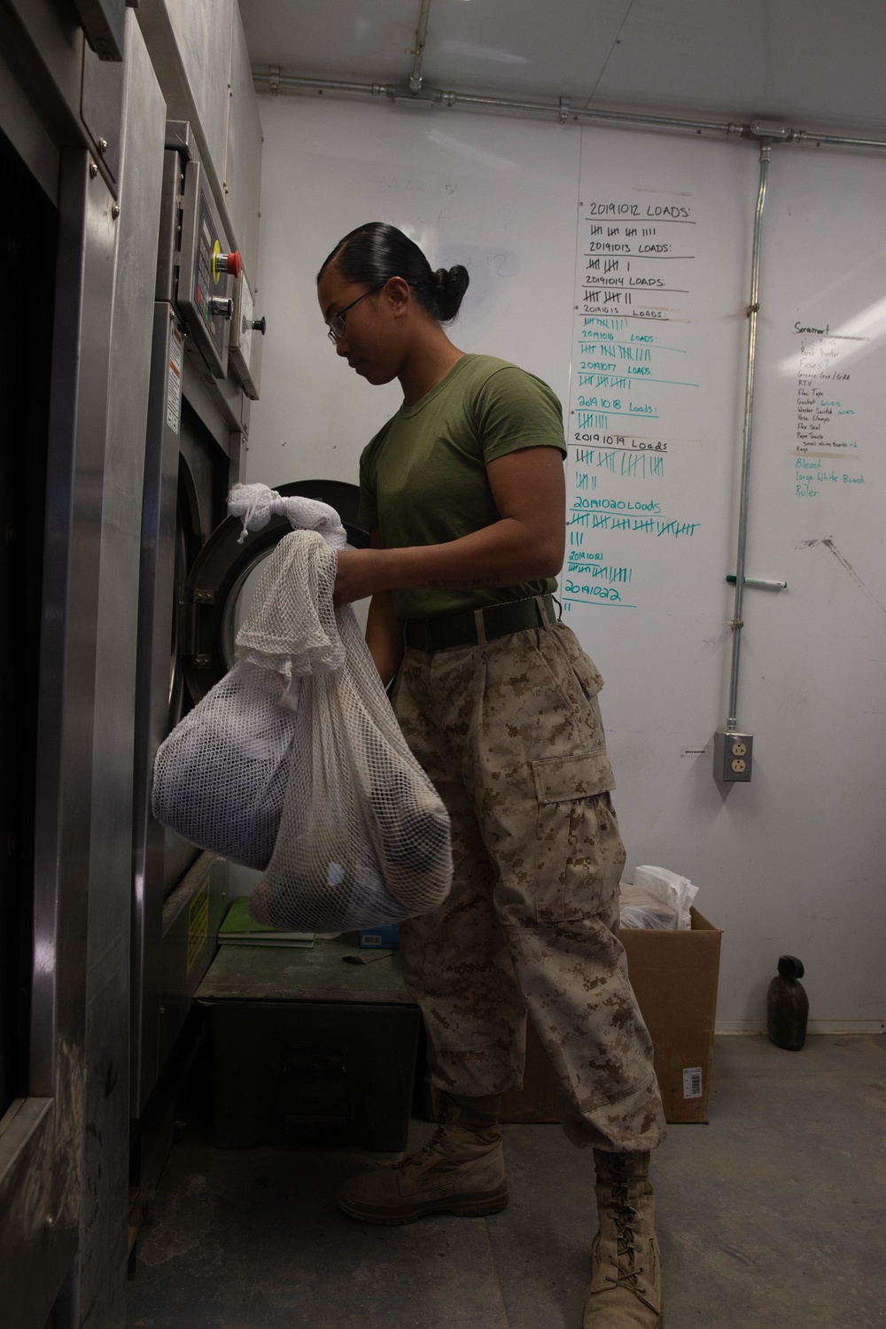 8th ESB installs showers and laundry facilities in support of MWX