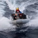 USS Gridley RHIB Conducts a Passenger Transfer