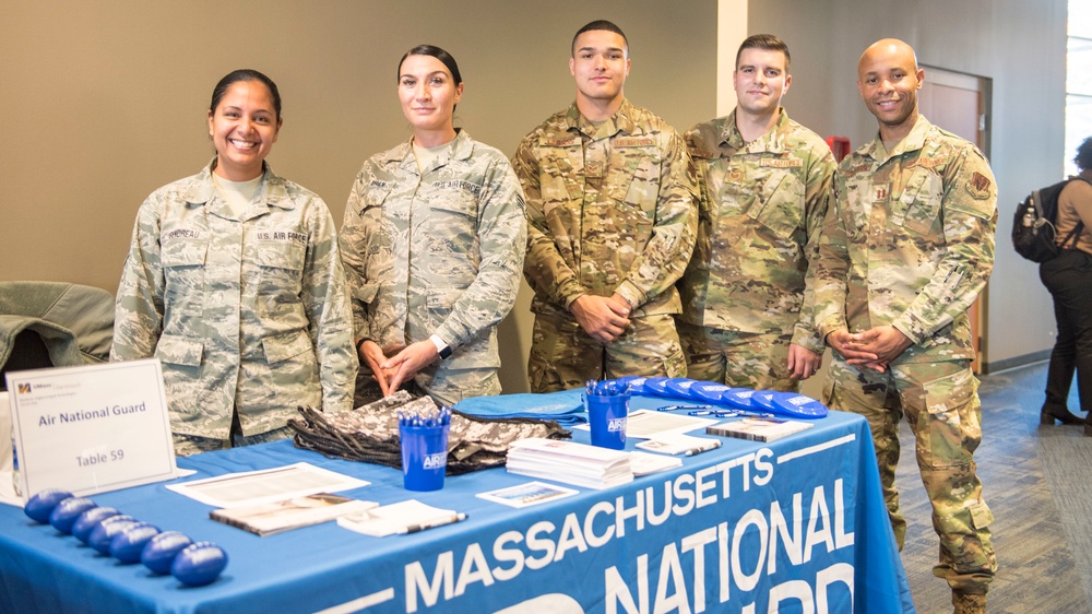 Airmen attend Business, Engineering &amp; Technologies Job Fair at UMass Dartmouth