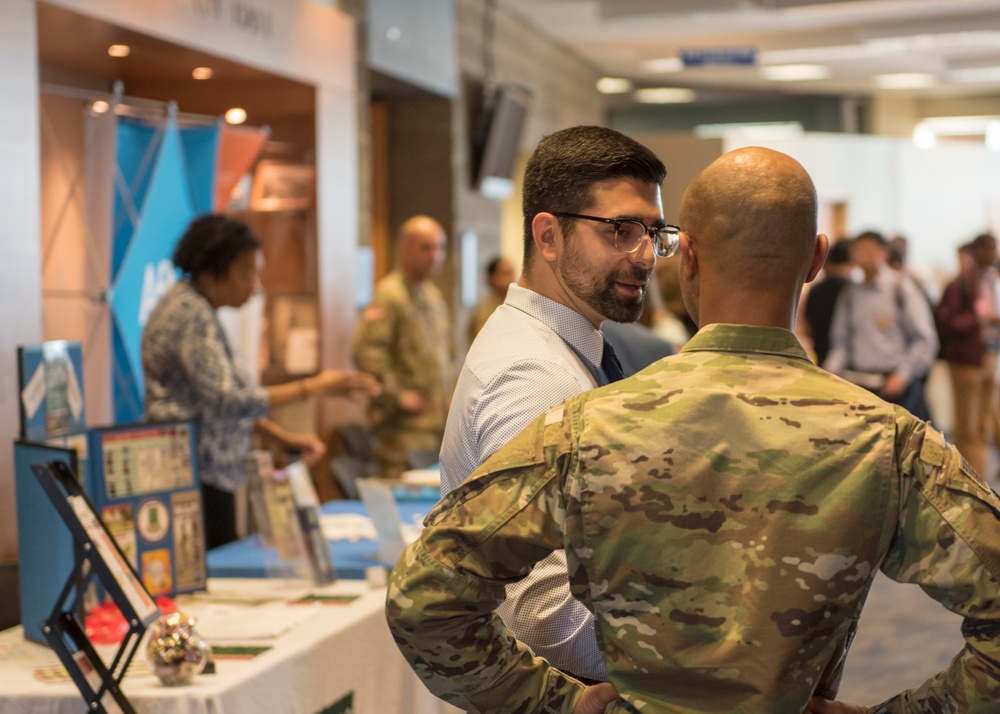 Airmen attend Business, Engineering &amp; Technologies Job Fair at UMass Dartmouth