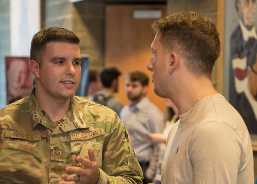 Airmen attend Business, Engineering &amp; Technologies Job Fair at UMass Dartmouth