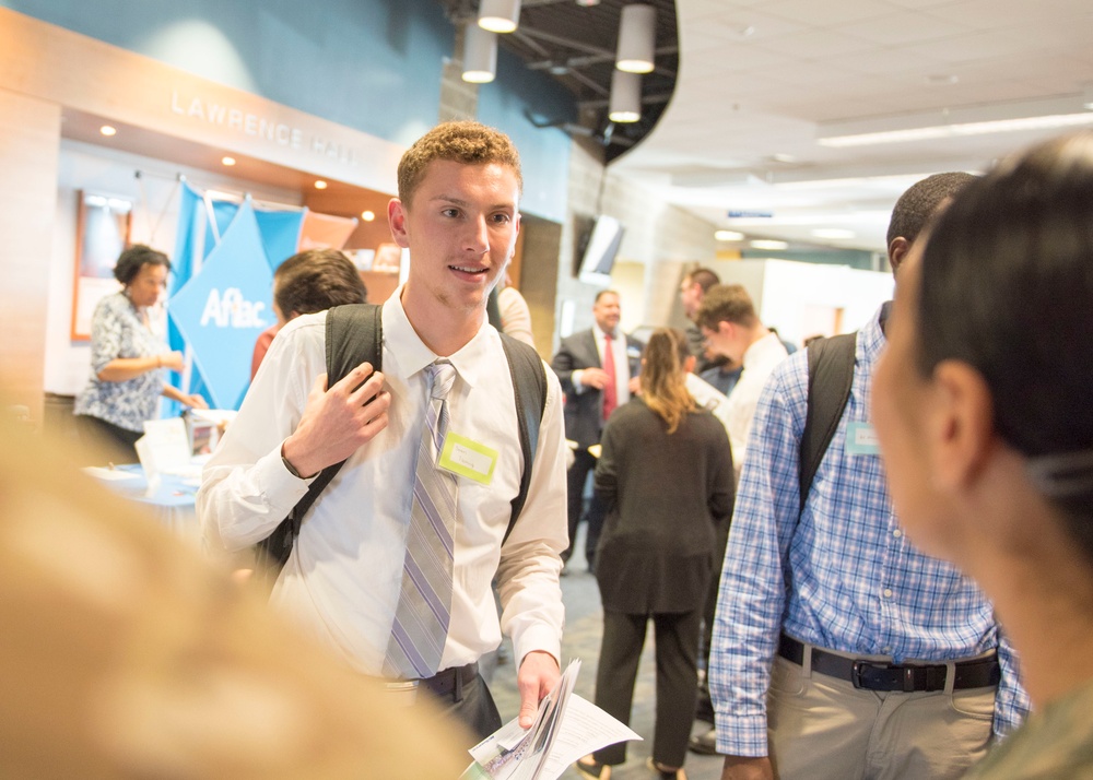 Airmen attend Business, Engineering &amp; Technologies Job Fair at UMass Dartmouth