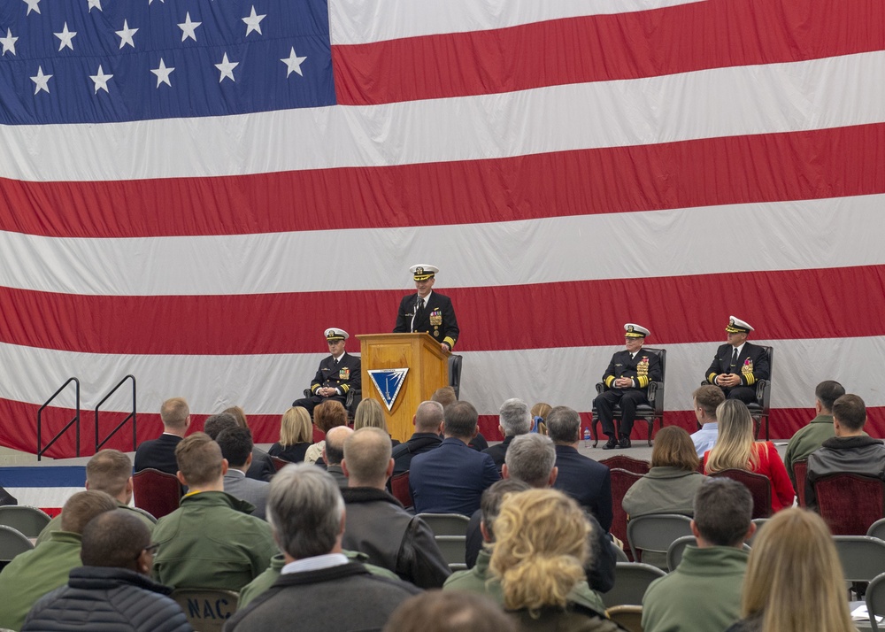 COMVAQWINGPAC Conducts Change of Command Ceremony