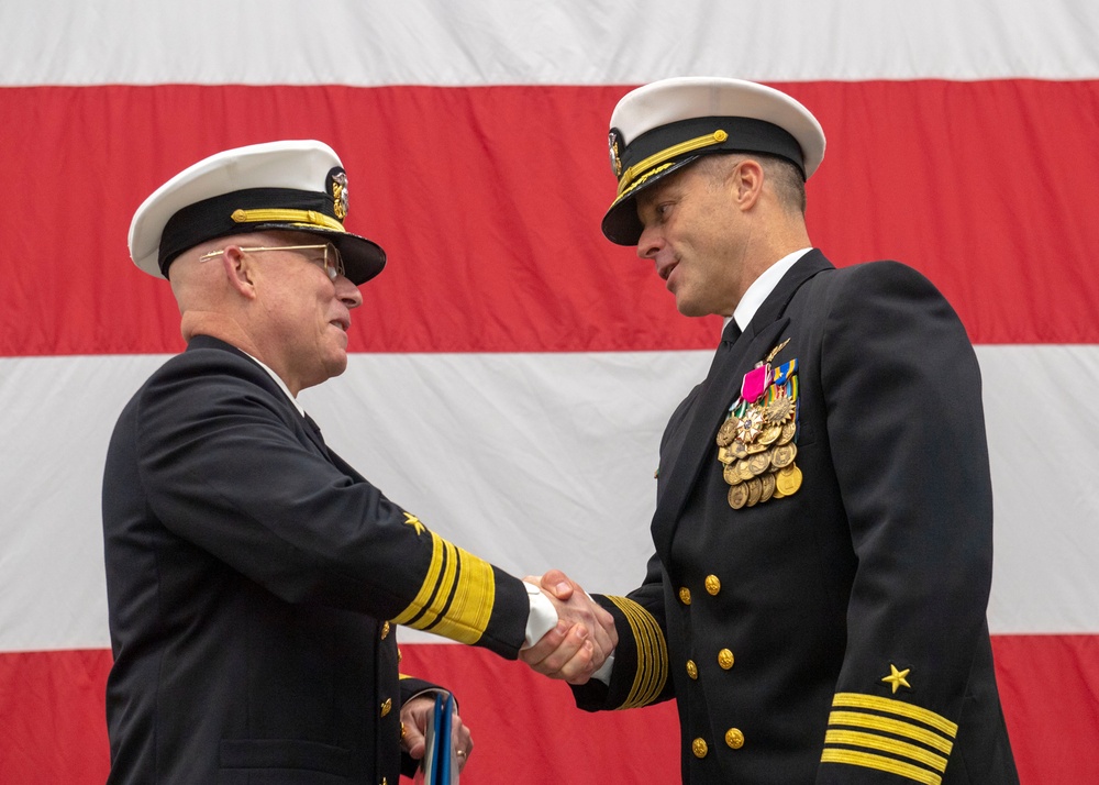 COMVAQWINGPAC Conducts Change of Command Ceremony