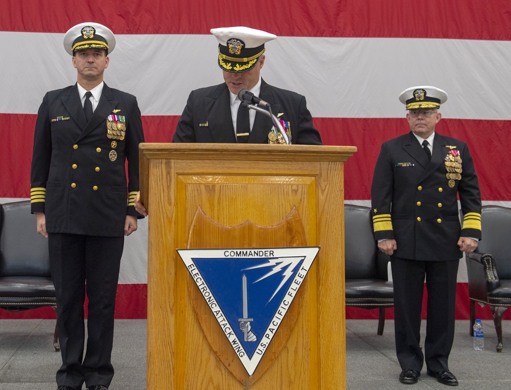 COMVAQWINGPAC Conducts Change of Command Ceremony