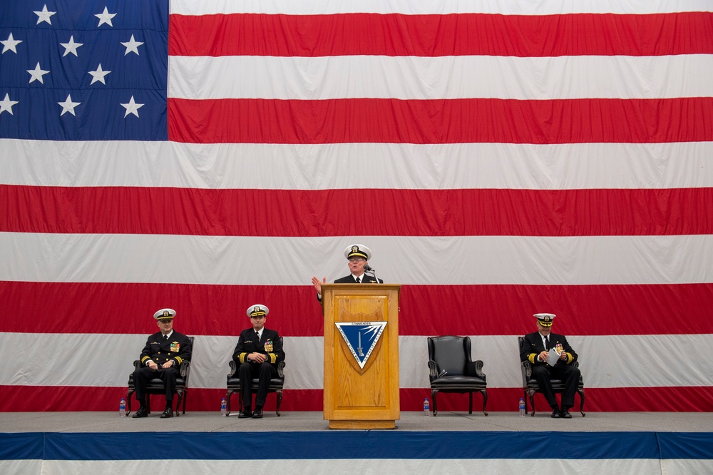 COMVAQWINGPAC Conducts Change of Command Ceremony