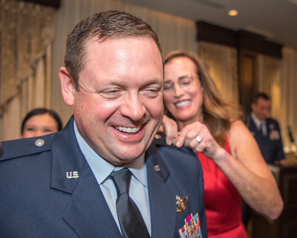 Former 138th Fighter Wing base commander, Col. Raymond H. Siegfried III promotes to brigadier general