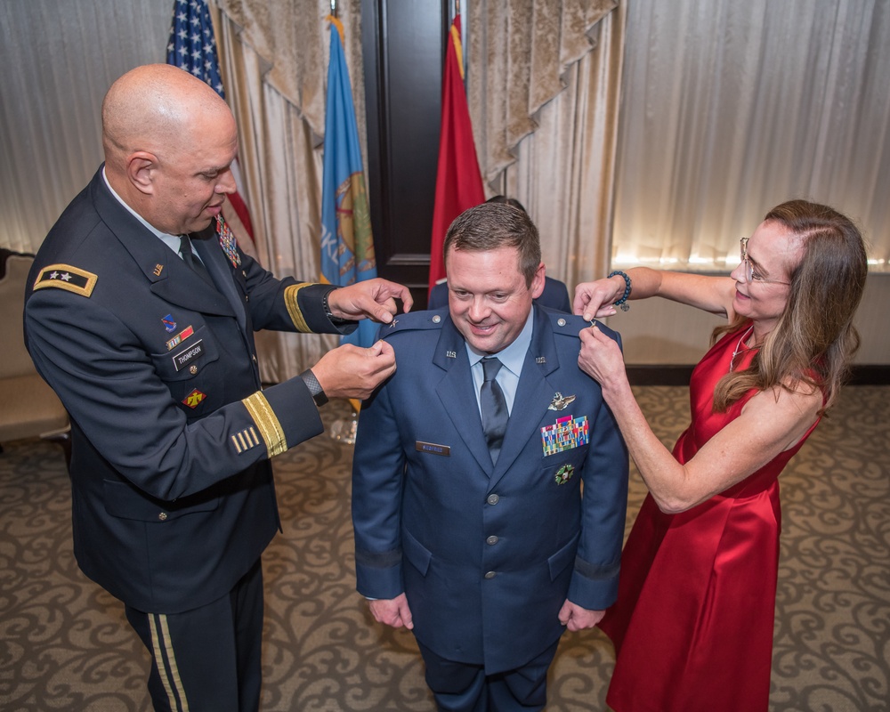 Former 138th Fighter Wing base commander, Col. Raymond H. Siegfried III promotes to brigadier general