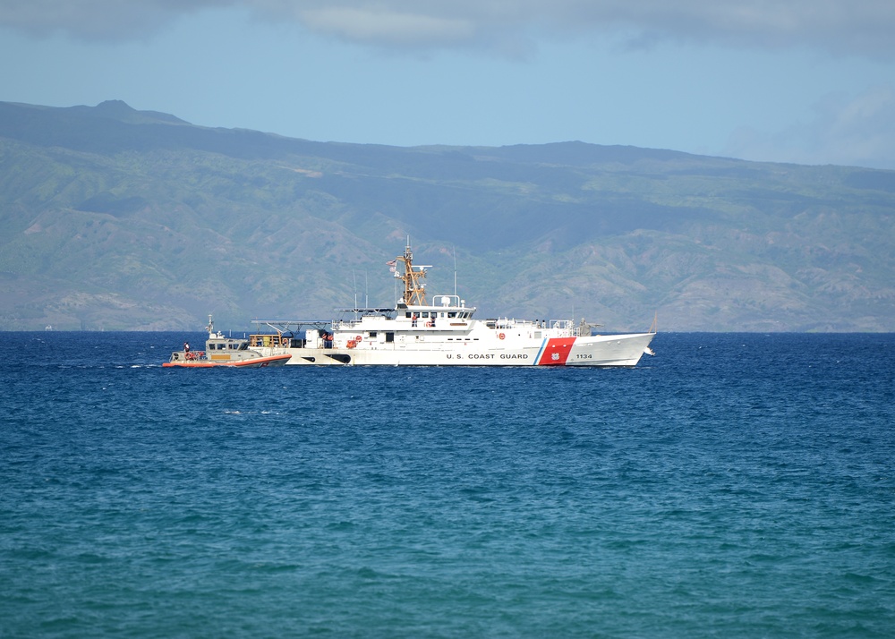 Coast Guard, partners conduct search and rescue exercise off Maui