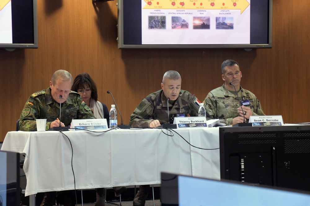 Conference of European Armies - Chief of Staff of the French Army (CEMAT) General Thierry Burkhard