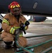100th CES firefighters execute KC-135 familiarization training