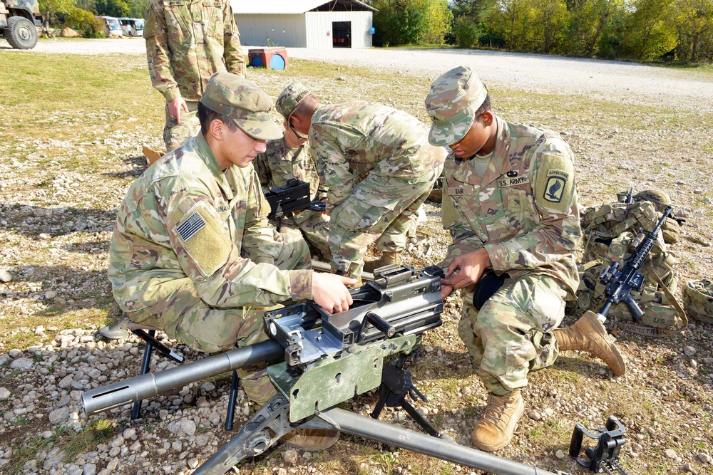 Marksmanship training at Cao Malnisio, Italy Oct. 24, 2019