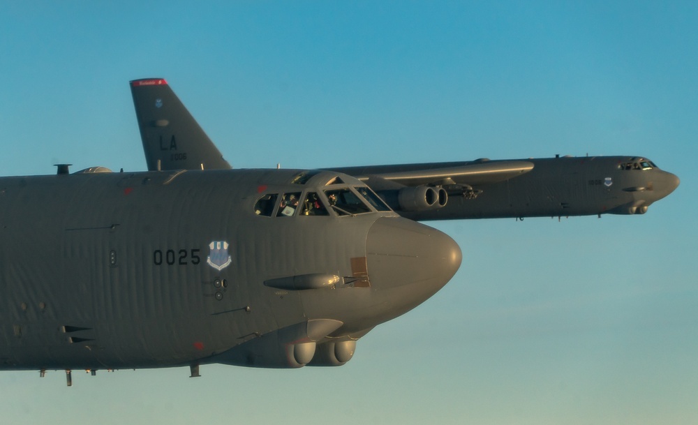 Bomber Task Force operates over the Baltic Sea