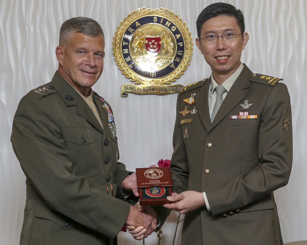 Commander, U.S. Marine Corps Forces, Pacific engagements Singapore
