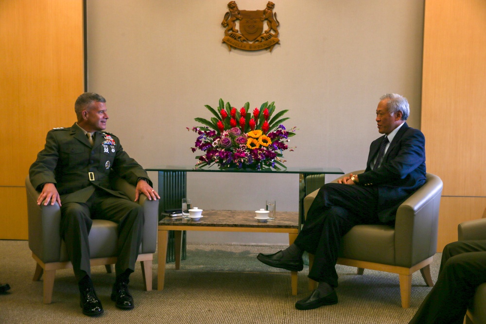 Commander, U.S. Marine Corps Forces, Pacific engagements Singapore