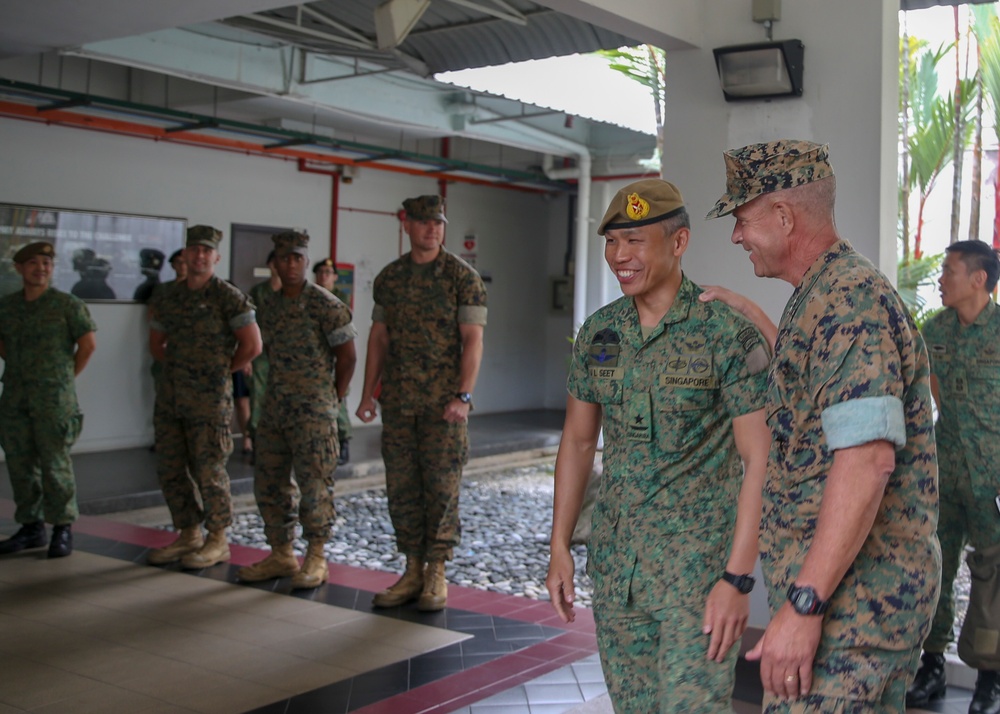 Commander, U.S. Marine Corps Forces, Pacific engagements Singapore