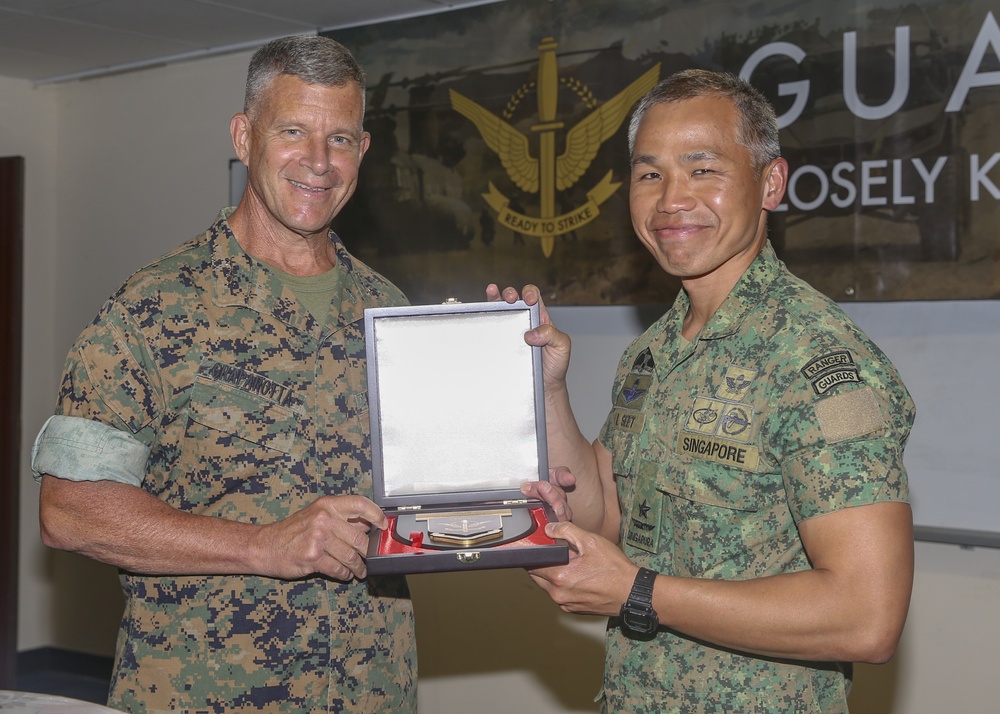 Commander, U.S. Marine Corps Forces, Pacific engagements Singapore