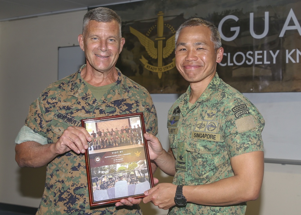 Commander, U.S. Marine Corps Forces, Pacific engagements Singapore