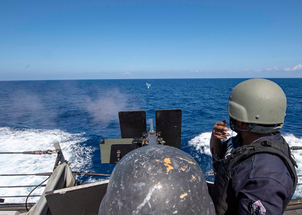 USS McCampbell Live-Fire Exercise