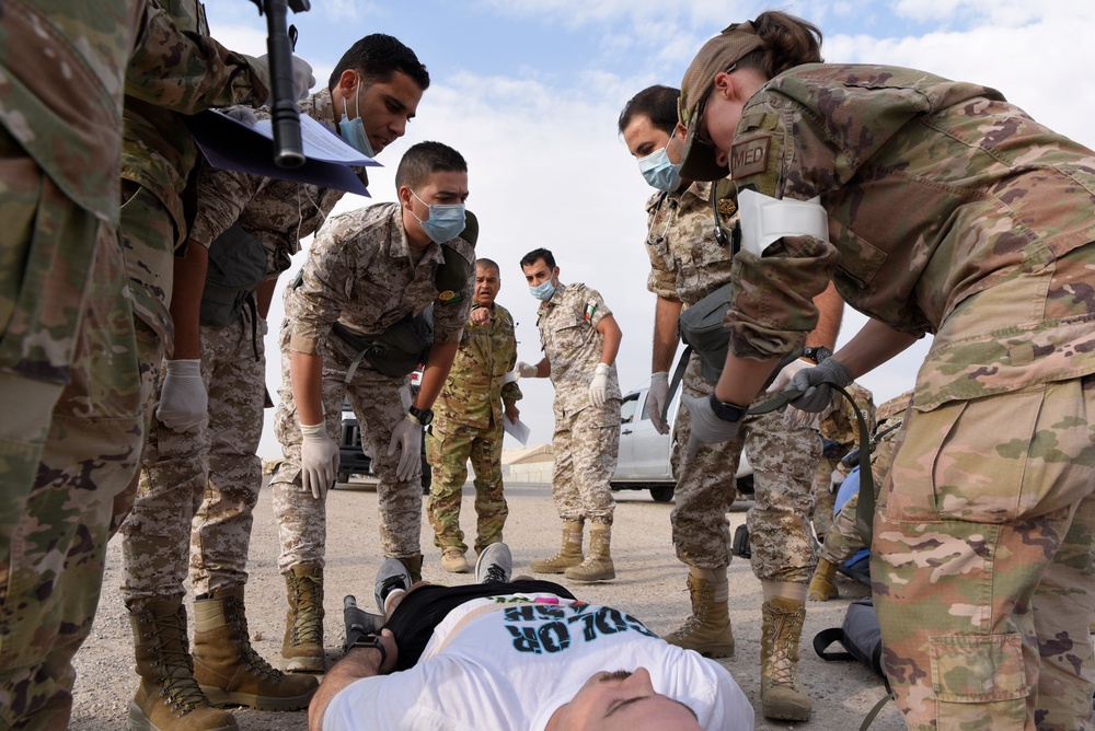 332 EMDG, coalition partners train in Mass Casualty exercise