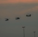 3rd Combat Aviation Brigade helicopters arrive at Illesheim Army Airfield, Germany