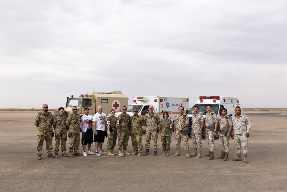 332 EMDG, coalition partners train in Mass Casualty exercise