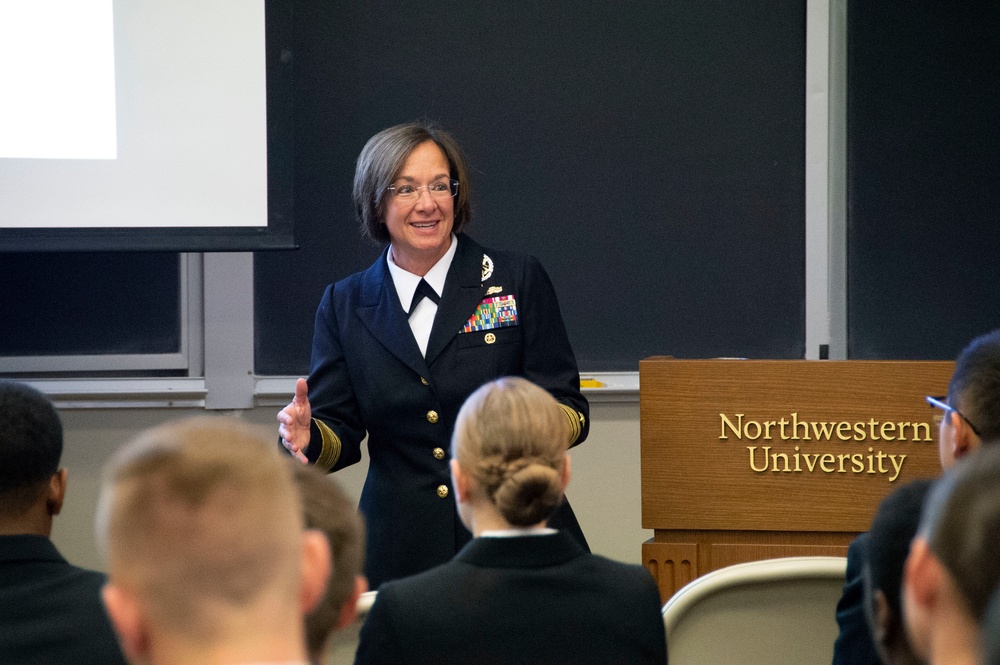 U.S. 6th Fleet Commander Visits NROTC Chicago Area Consortium