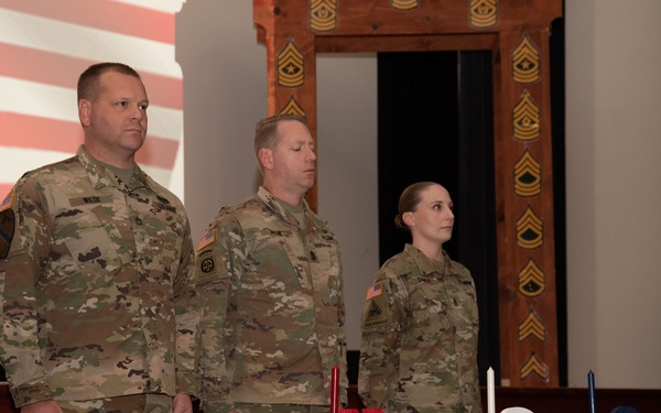 1st Information Operations Command hosted a NCO Induction Ceremony