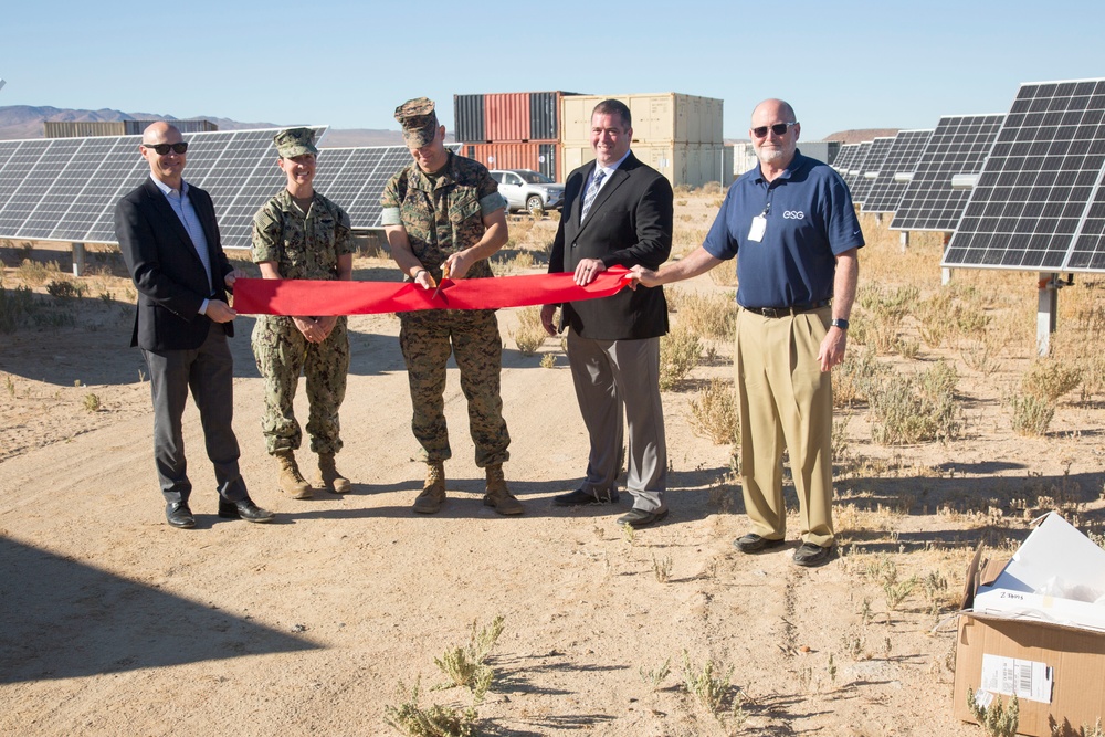 Harvesting the power of the sun aboard MCLB Barstow